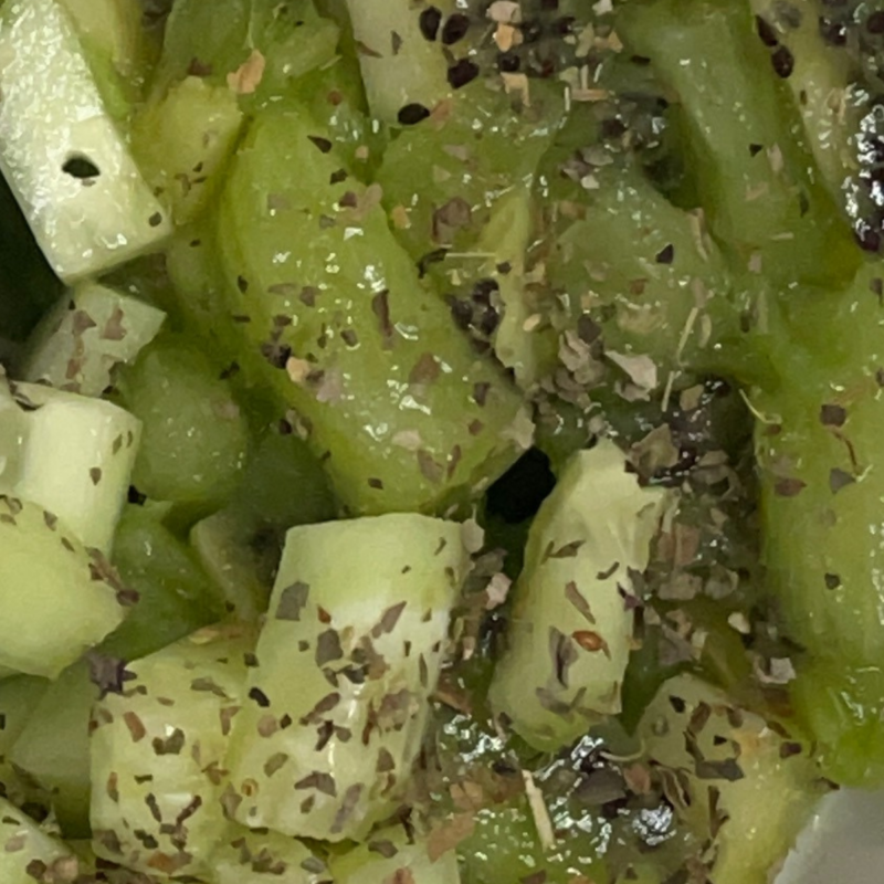 Ensalada de kiwi y pepino