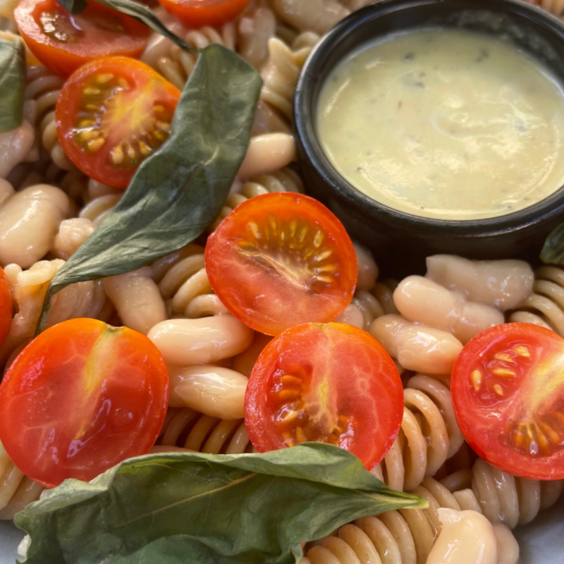 Ensalada de pasta integral